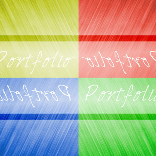 Portfolio Deckblatt